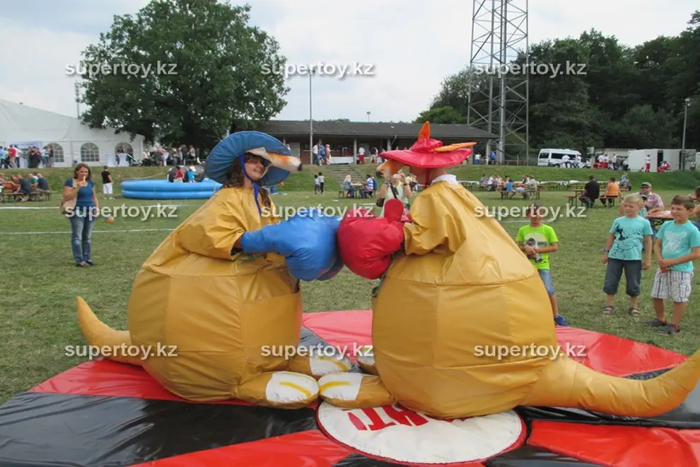 Игра-аттракцион Бои Сумо кенгуру в надувных костюмах
